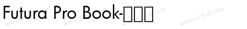 Futura Pro Book字体转换